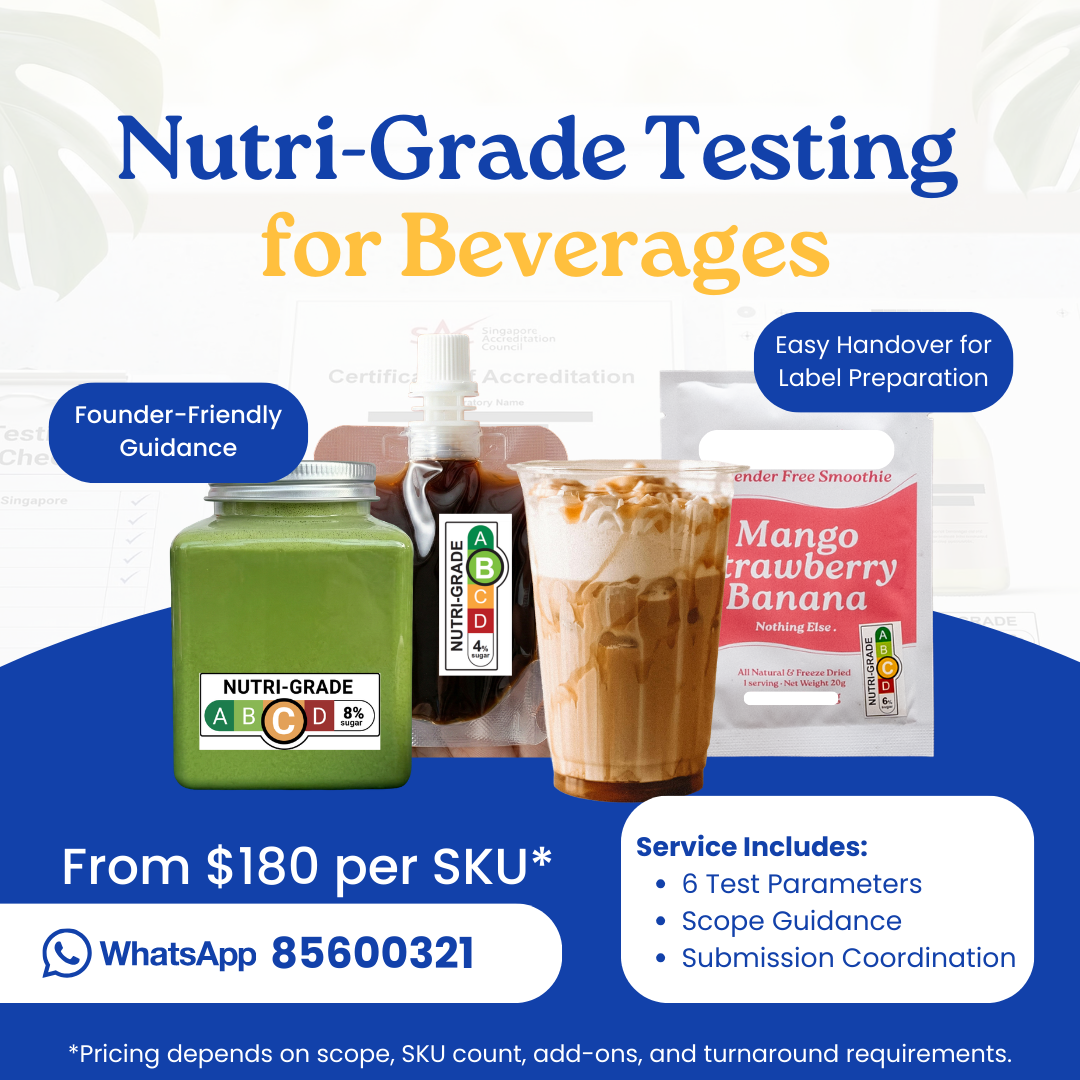 Nutrilevel Test KojoLab - Singapore's Trusted Food Testing Labs